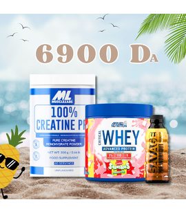 CREATINE + WHEY + SAVAGE